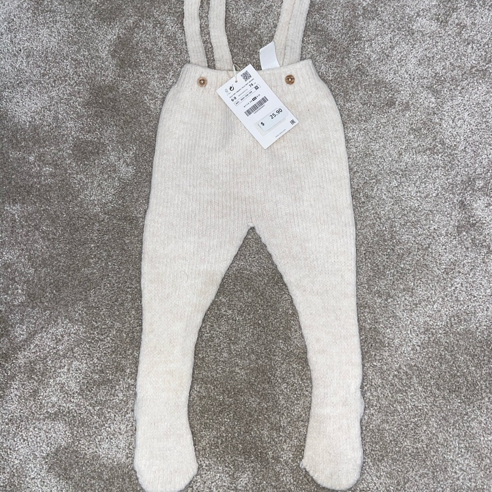 Zara Baby Unisex Knit Overalls